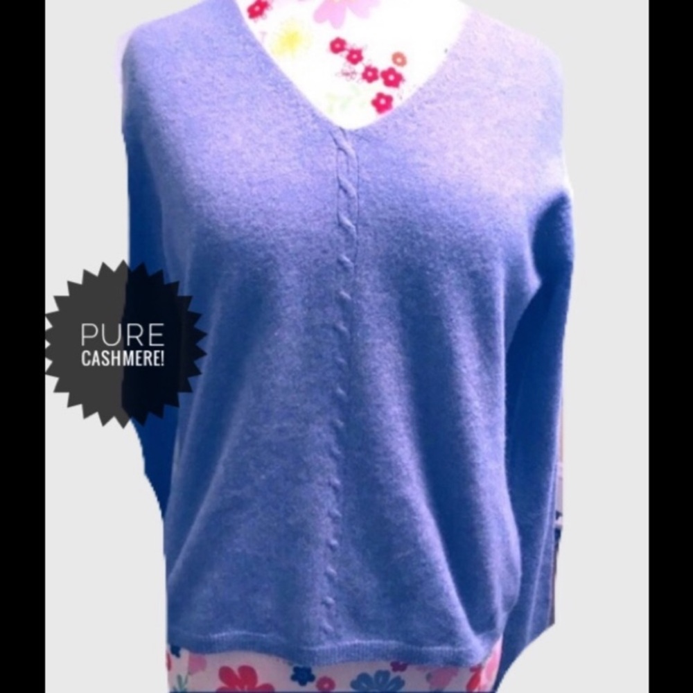 Pure Cashmere V Neck Sweater